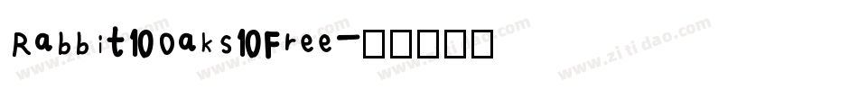 Rabbit Oaks Free字体转换